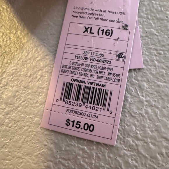 New Wild Fable Yellow Ribbed Bikini Bottom Size XL - Picture 7 of 11